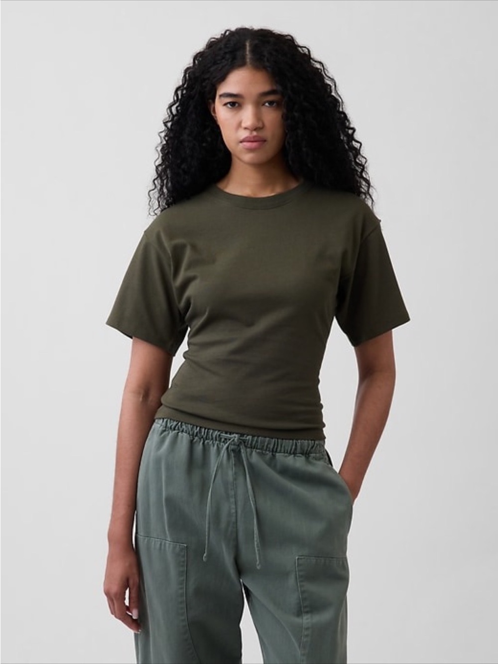 *NWT* GAP Knit Fitted Waist T-Shirt